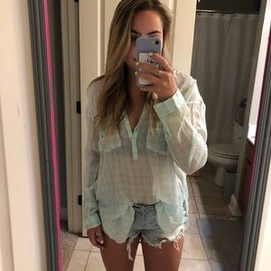 Aerie sheer flannel NEW**